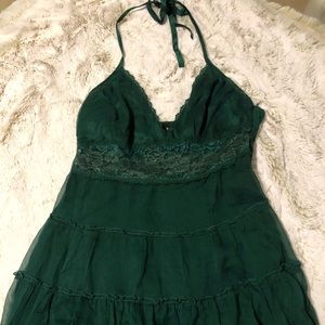 Bebe Evergreen Halter Top